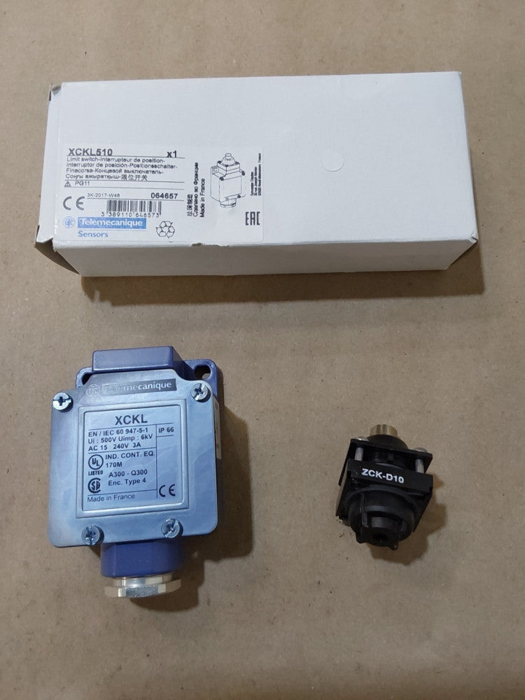 Telemecanique Limit Switch Model XCKL510 XcKL 3k-2017-W46 064657