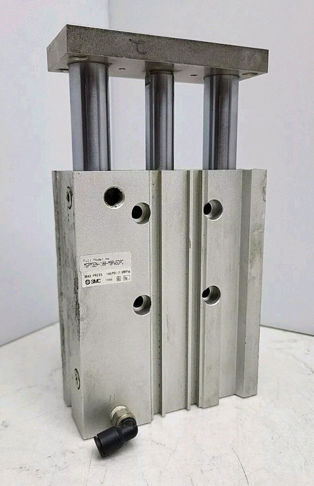 Smc MGPM32N-100-M9PWSDPC Compact Guide Cylinder 32mm Bore 100mm Stroke Used
