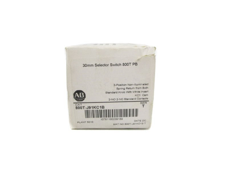 ALLEN BRADLEY 800T-J91KC1B SER. T (WH) NSFS