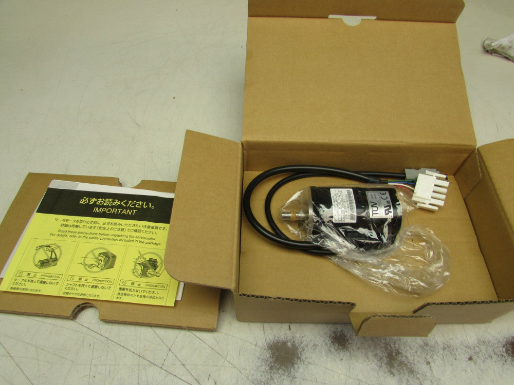 YASKAWA AC SERVO MOTOR SGMAH-A5AAA41-Y2 50W 200V 0.64A 3000RPM NEW IN BOX M/O!!