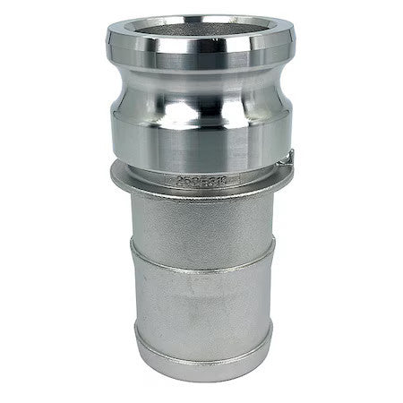 Zoro Select Ple109 Cam And Groove Adapter,2-1/2",316 Ss