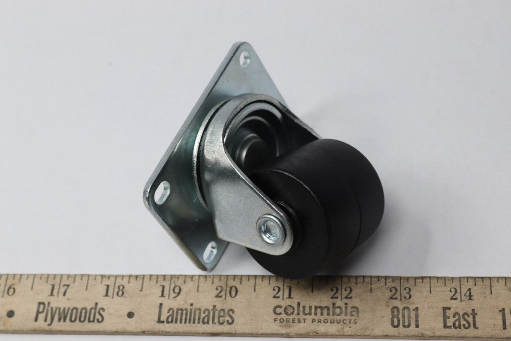 Swivel Plastic Caster 3-1/2 x 3-1/2 x 2  x 1-3/4" Base