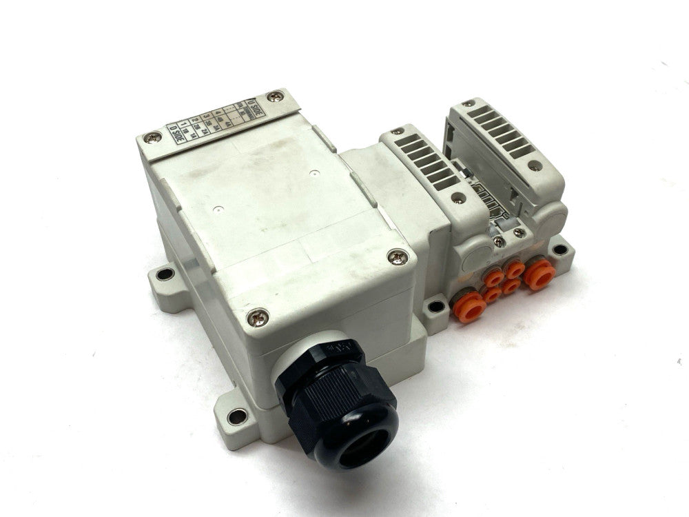 SMC VV5QC11-02N3TD0-S Terminal Base Mount Plug In Manifold