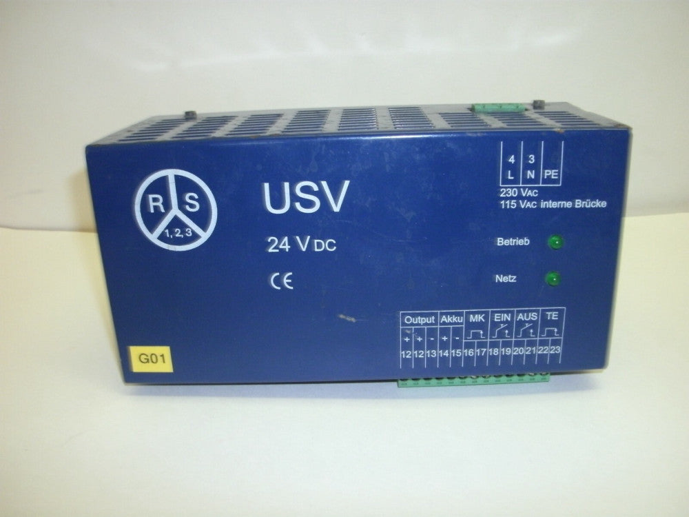 ROBERS & SCHULZ GmbH USV5/26 USV 24 v DC AC 230 DC 26