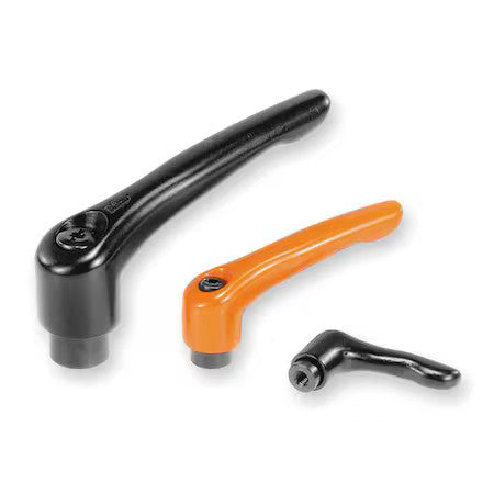 Kipp K0122.1A21 Adjustable Handle, Modern Design, Sz. 1, 1/4-20, Die Cast Zinc