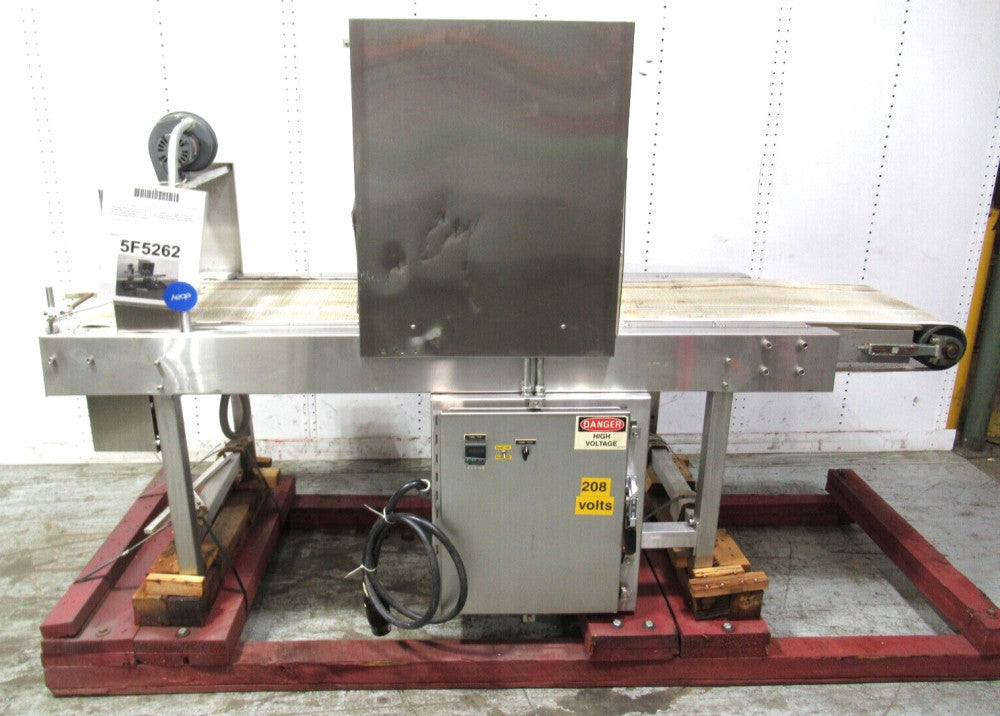 Stainless Steel Shrink Tunnel with 11"H x  26W" aperture