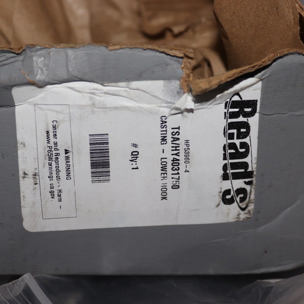 Reads Forklift Casting Lower Hooks 4031750