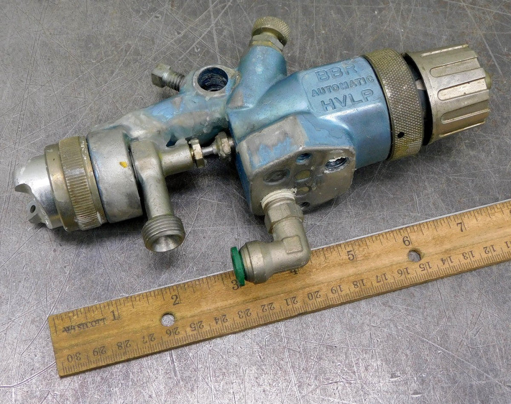 Binks Mach 1A BBR Automatic HVLP Paint Spray Gun Teal Color