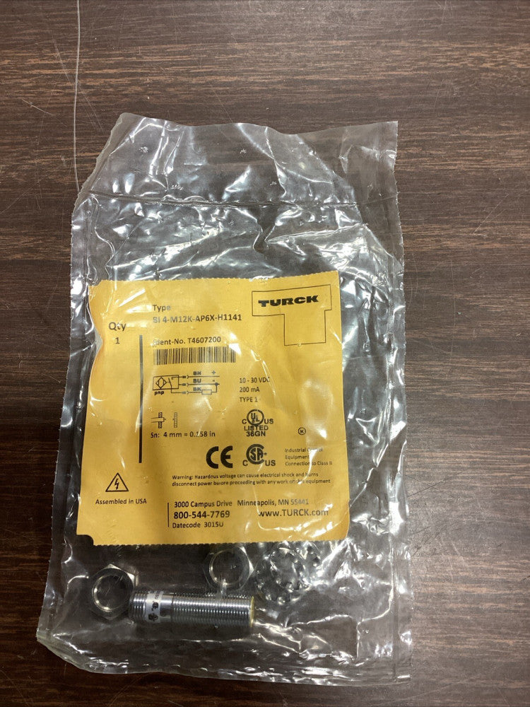 Turck BI 4-M12K-AP6X-H1141 Inductive Proximity Sensor Switch E63