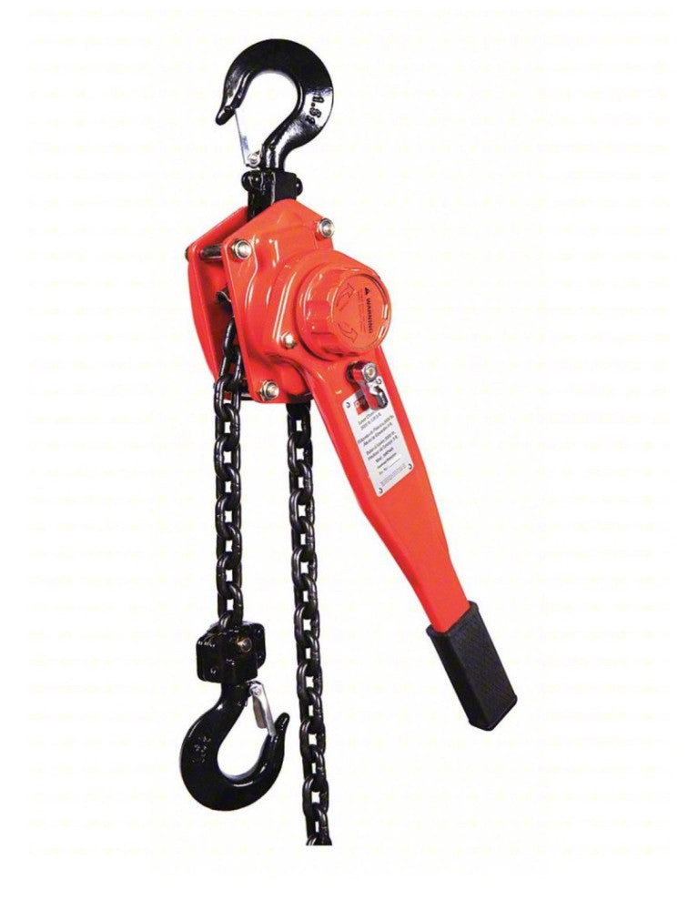 New Dayton Lever Chain Hoist 3000 lb lift 5 ft chain 