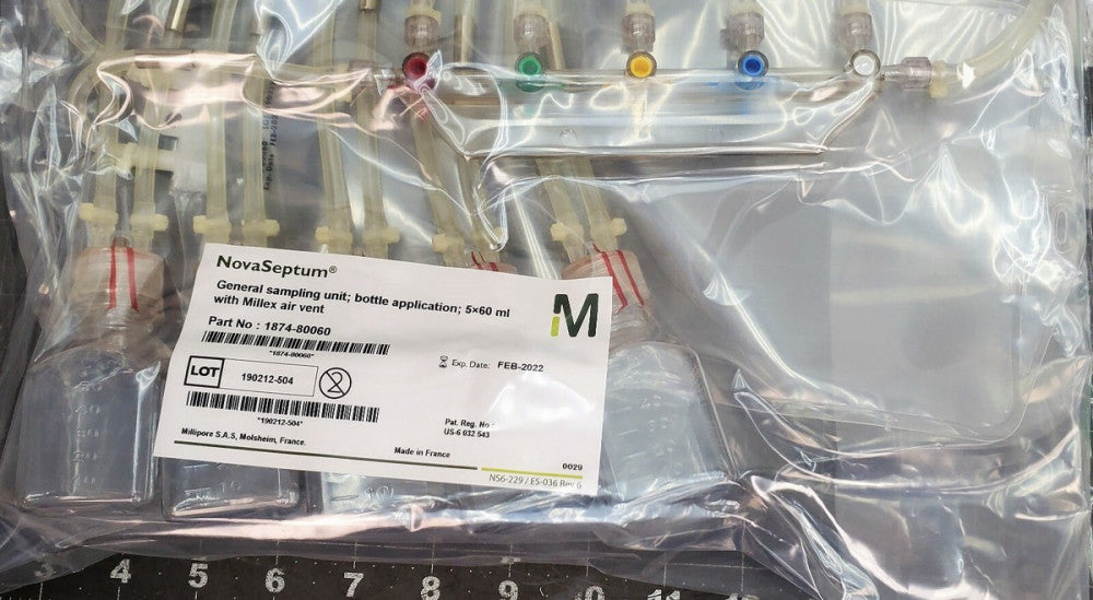 NovaSeptum® Sterile Multi Sampling Systems 5 Port 60 mL Bottles 1874-80060 [C5S2