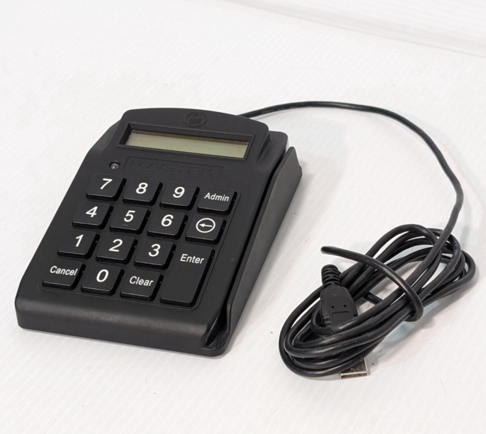 Magtek 21087008, Rev D, USB Card Reader, Keypad, Encrypted Transaction Device