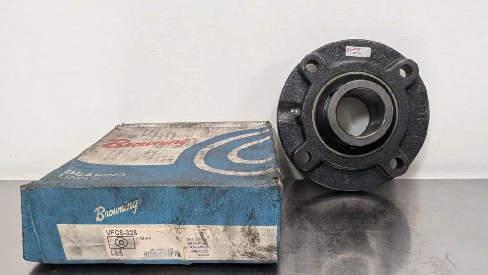 Browning VFCS-328 4 Bolt Spherical Flange Bearing 1-3/4" ID Set Screw