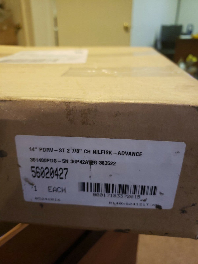GENUINE OEM NILFISK - ADVANCE 56020427 14" PDRV - ST 2 7/8" CH