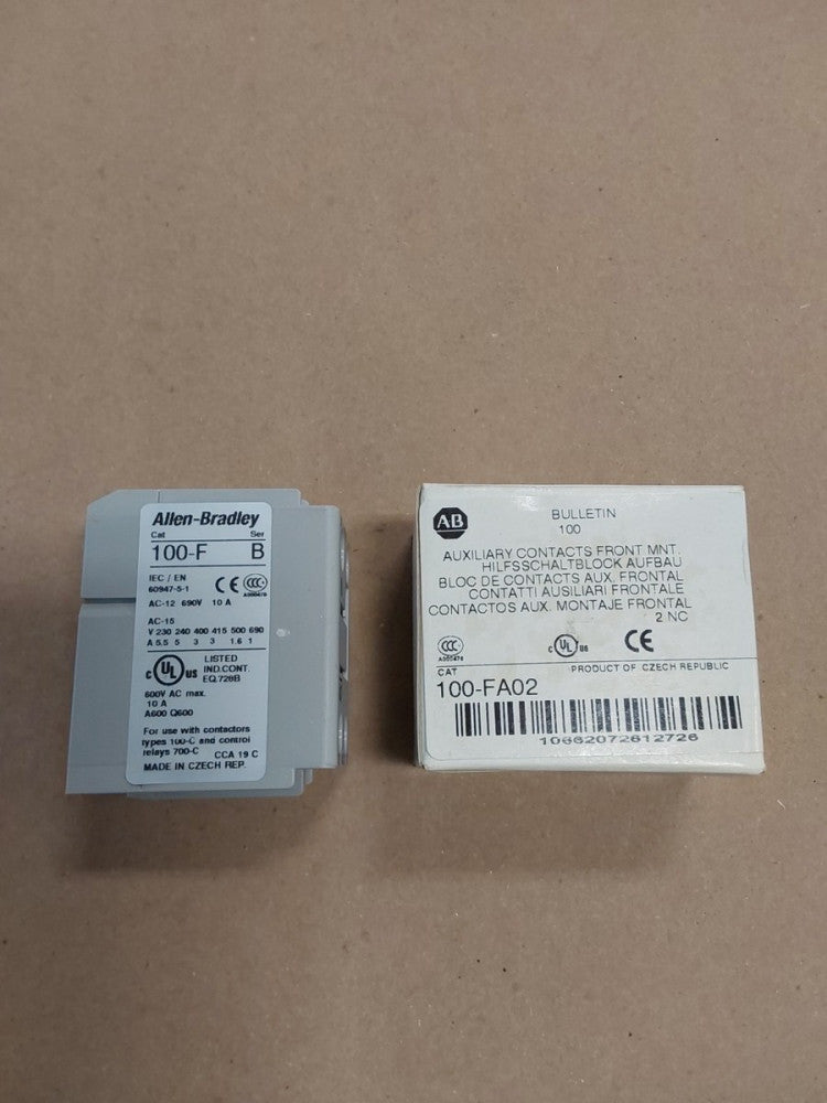Allen Bradley 100-FA02   Auxiliary Contact (NIB)