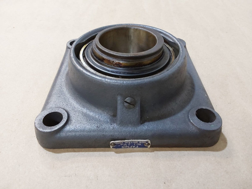 NEW  Fafnir 2-3/16” Bore 4 Bolt Flange Mount Bearing RCJ 2 3/16 