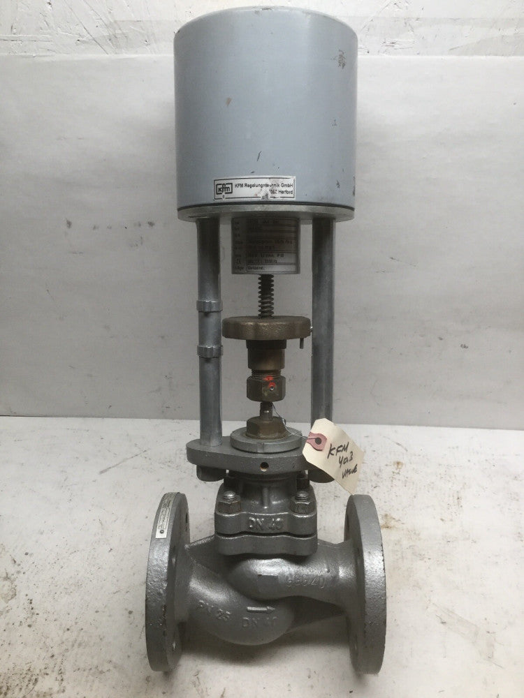 HTT KFM 420 304 V908 4932 PN25 DN40 Flange End Globe Valve W/Auto Regulator 40.3