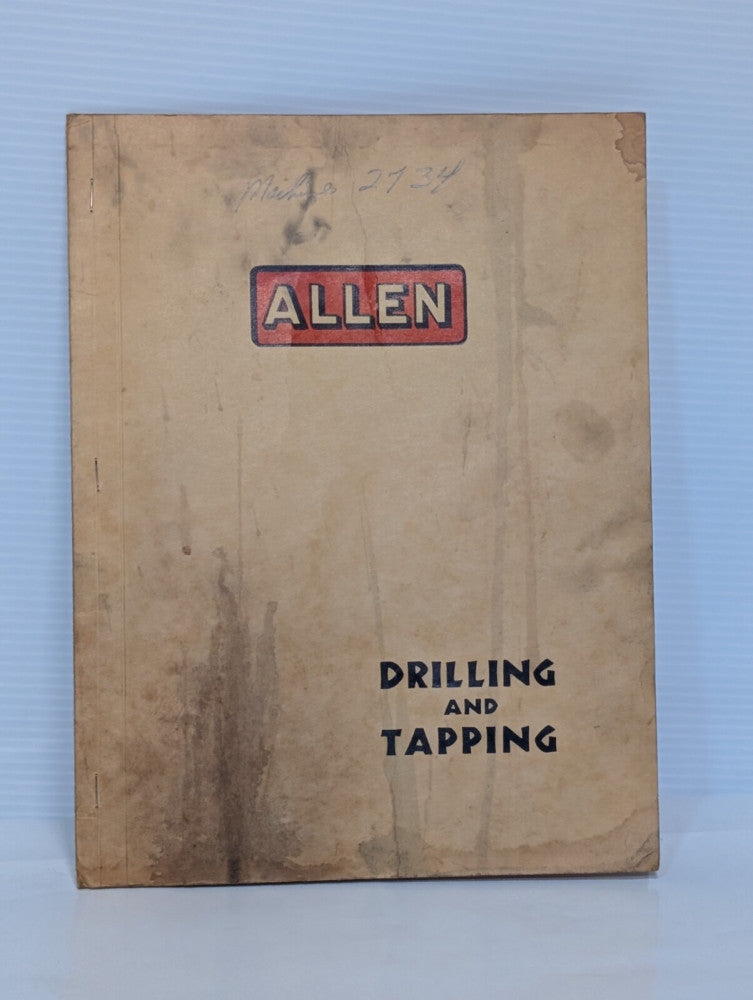 Allen Drilling&Tapping No. 2 & 2.5 Spindle Drill Press 33324 Instruction Manual