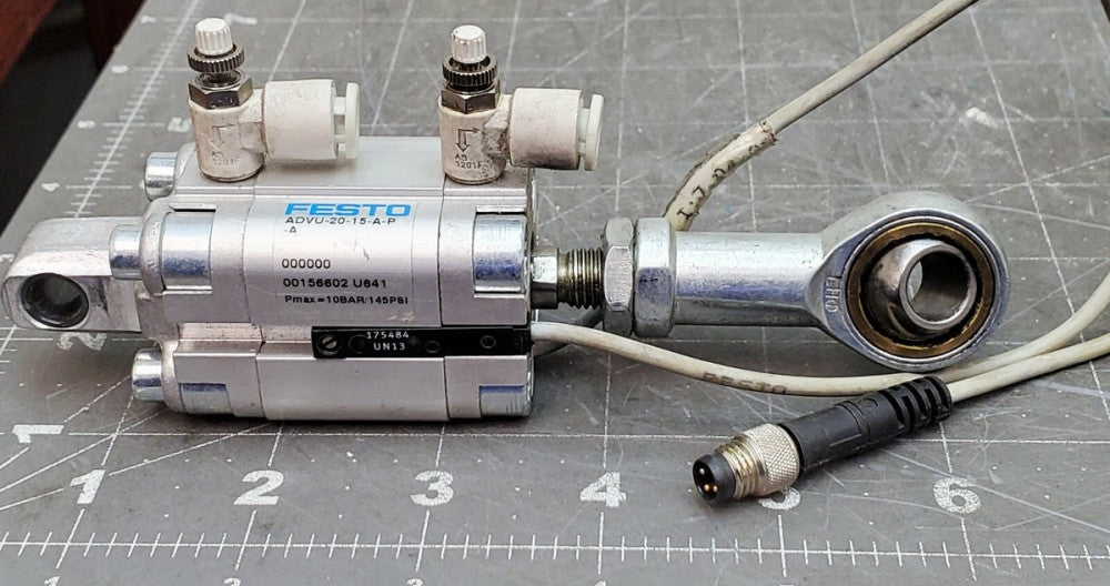 FESTO ADVU-20-15-A-P-A / 156602 WITH HARDWARE WORKING PULL [OF18]