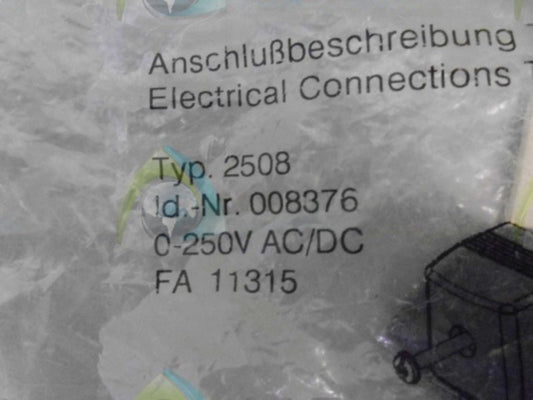 2508 ELECTRICAL CONNECTIONS NSNP IN BAG