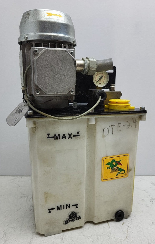 Dropsa 89269 Dragon Lubrication Pump Electric Gear Pump w/ Bonara H56B/4 Motor