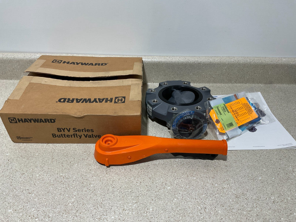 Hayward BYV11040A0ELI00 4" Butterfly Valve NEW