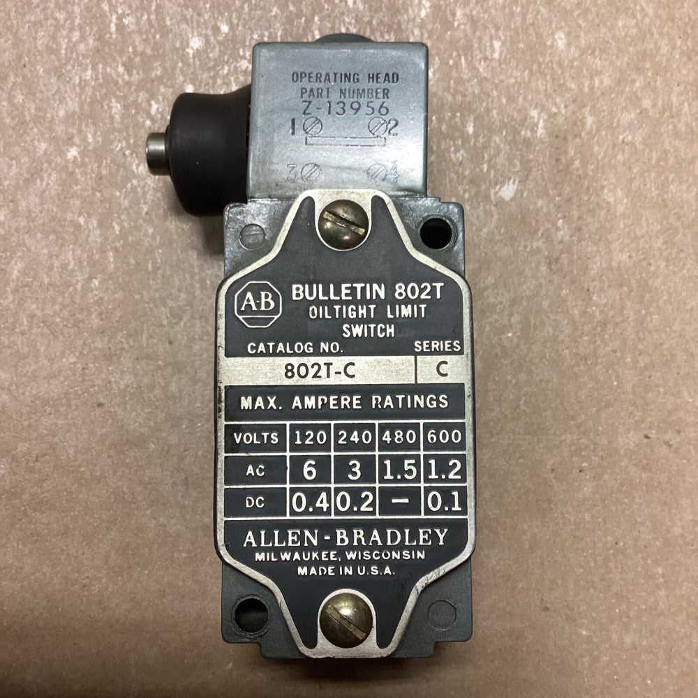 Allen Bradley 802T-C Oiltight Limit Switch F44