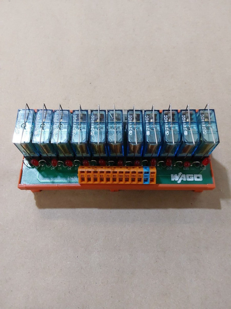 Wago 810-288/016 SPI Machine/Robot Terminal Block W/Relays 