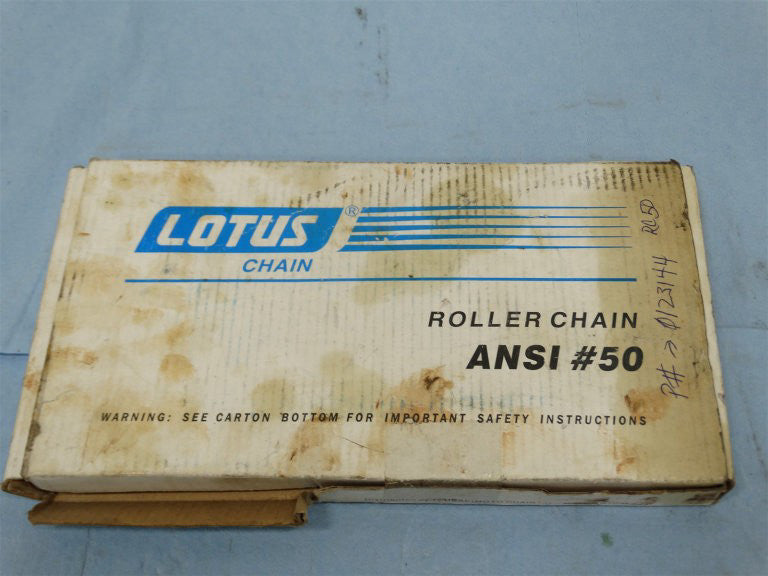 LOTUS CHAIN ANSI #50 ROLLER CHAIN (63327 - NEW)