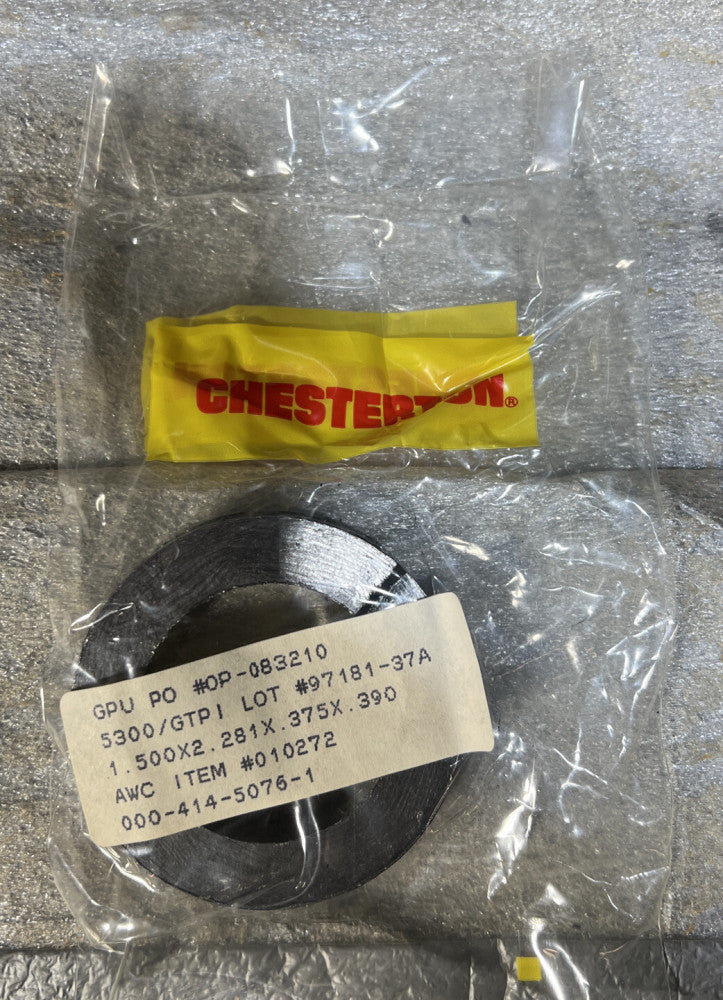 Nos Chesterton 5300 GTPI Graphite Packing Ring 010272. 1.500x2.281x375x.390