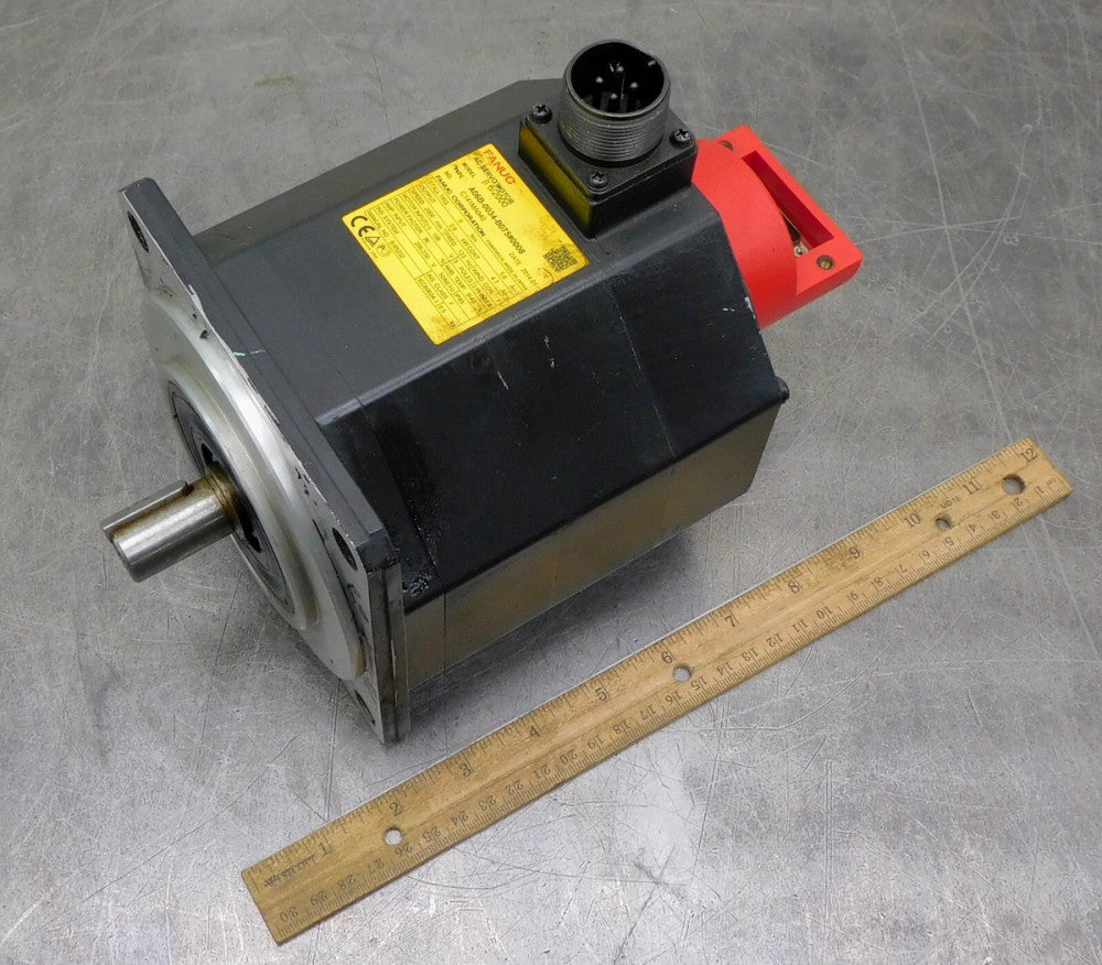 GE Fanuc A06B-0034-B075#7008 AC Servo Motor B6/2000 2000rpm 200V 3PH 4.7A 133Hz
