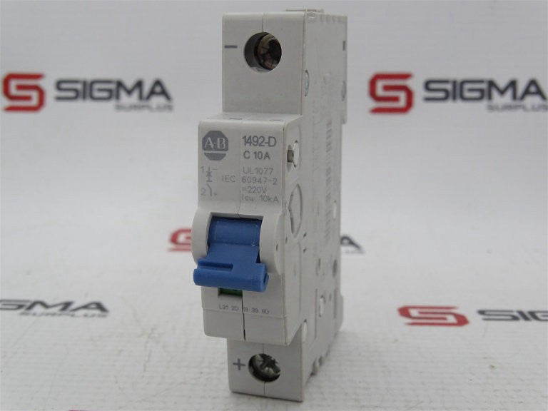 ALLEN BRADLEY 1492-D1C100 SERIES D CIRCUIT BREAKER - Used