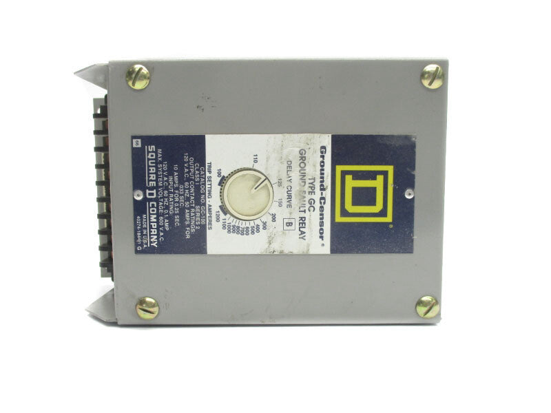 SQUARE D GC100 SER. 2 120VAC 0.1A .033SEC (AS PICTURED) NSNP