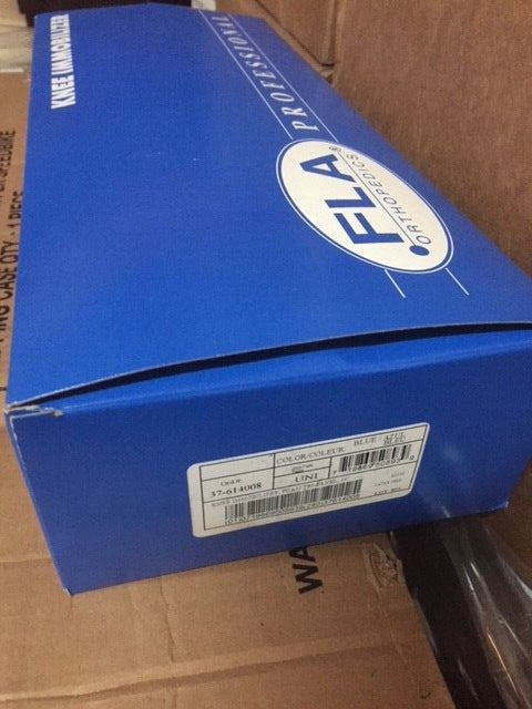 Breathable Universal Tri-Panel Foam Knee Immobilizer 14" Blue Un (NEW)