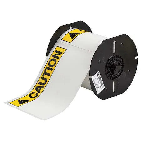 Brady B30-25-855-Ansica Label, Black/Yellow, Labels/Roll: 100