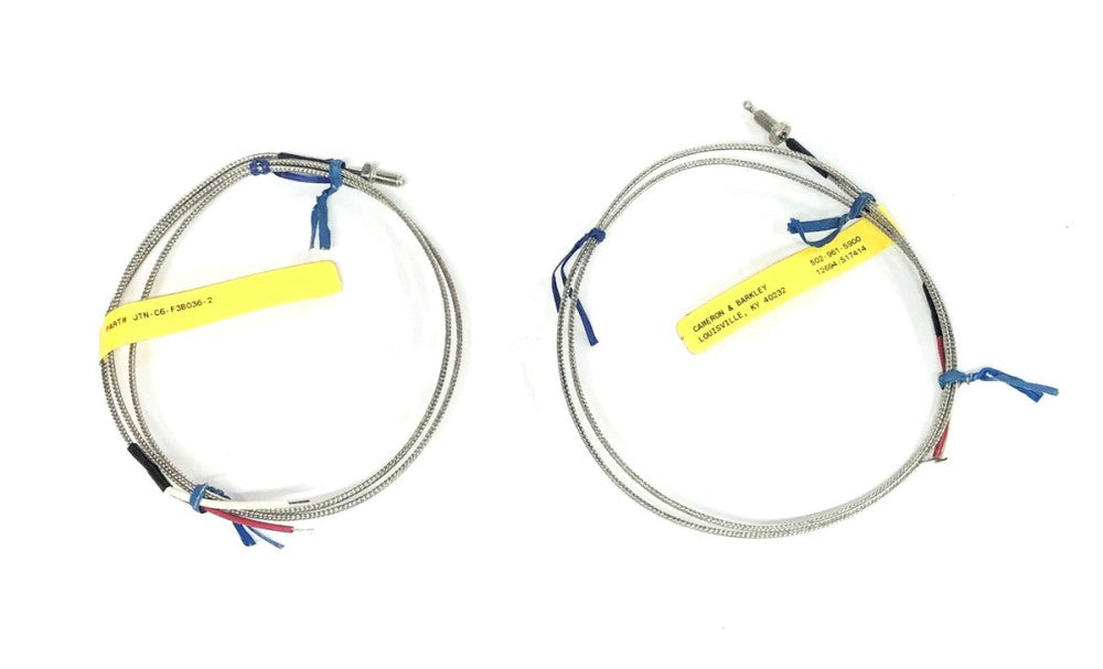 Cameron & Barkley Thermocouple JTN-C6-F3B036-2 [Lot of 2] NOS