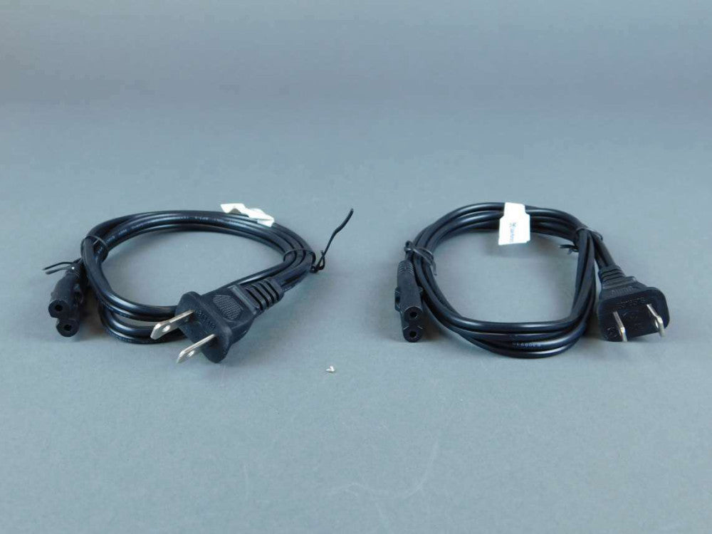 *Pack of 2* Cable Matters 400004-3X2 18AWG 3ft 2-Prong Power Cords - NEW Surp...