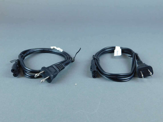*Pack of 2* Cable Matters 400004-3X2 18AWG 3ft 2-Prong Power Cords - NEW Surp...