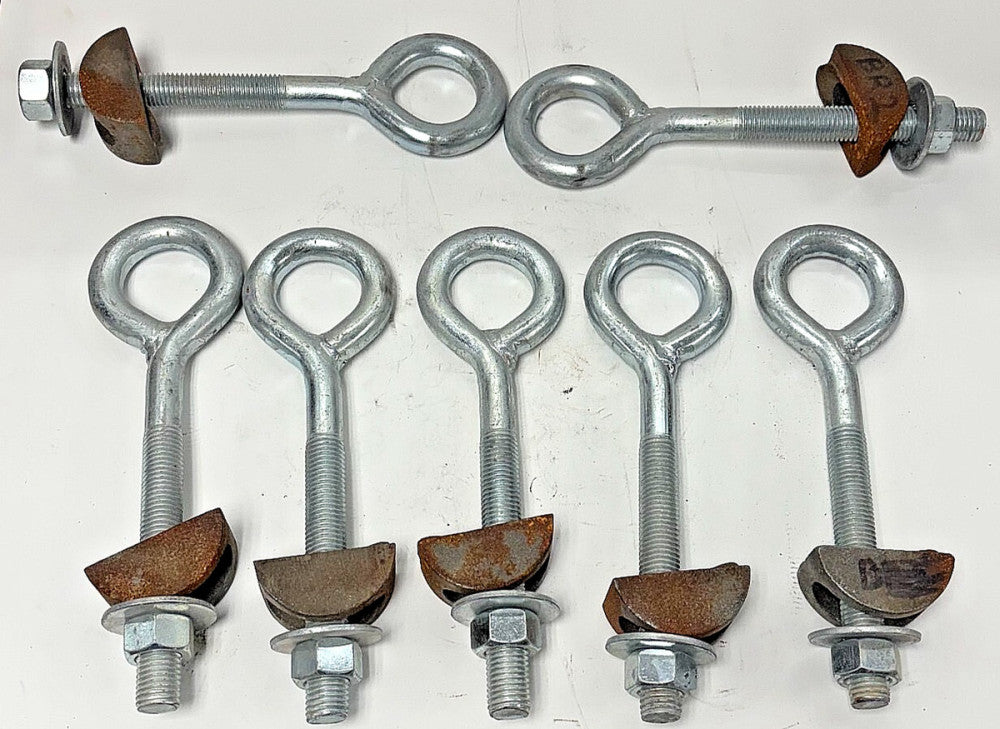 FORGED EYE BOLT WITH MOUNTING SET WITHOUT SHOULDER WORKING 3/4 LOAD LIMIT 500LBS