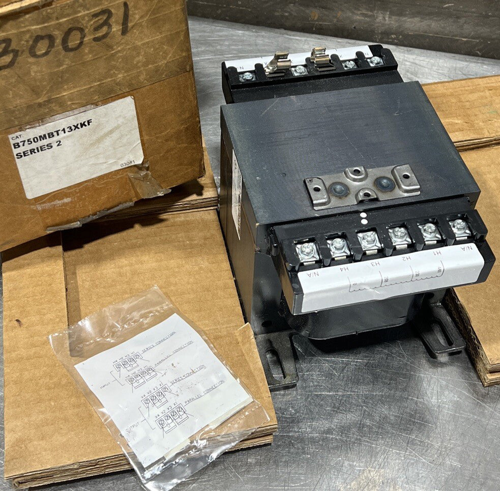 Micron B750MBT13XKF Control Transformer 750VA 50/60Hz Nos Surplus