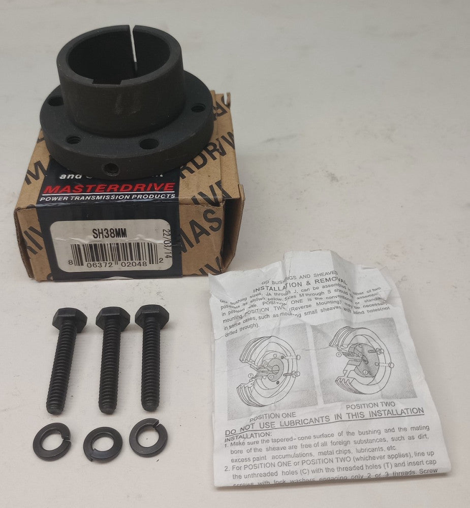 Masterdrive SH38MM Quick Disconnect Bushing 38mm Bore KW