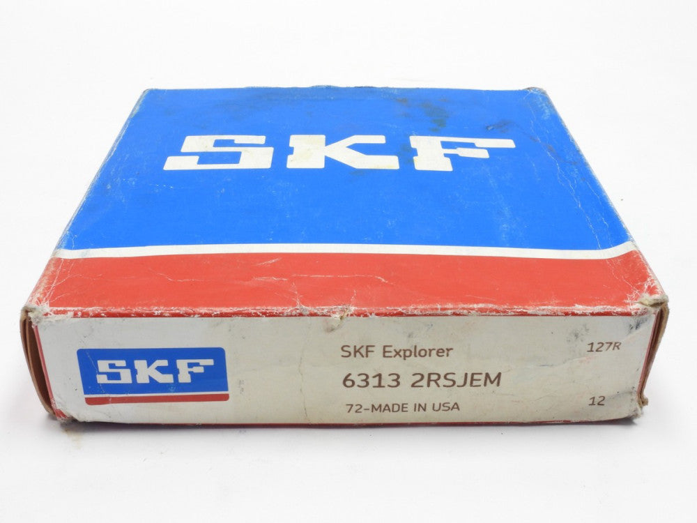 SKF Explorer 6313 2RSJEM 65mm Radial Ball Bearing, Sealed 65x140x30