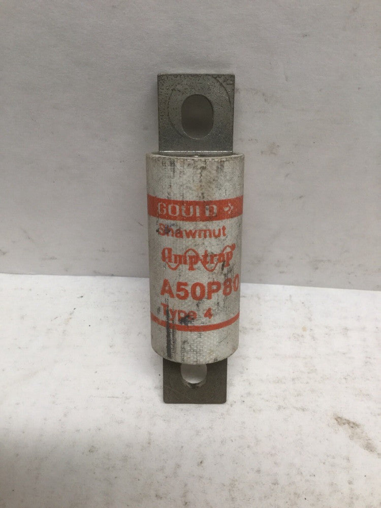 Gould Shawmut A50P80 Type 4 Amp-Trap Fuse, 80A, 500VAC