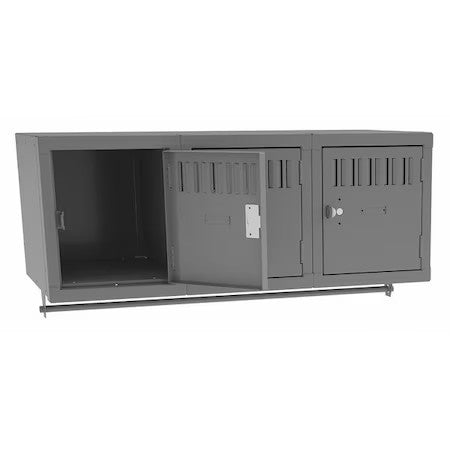 Tennsco Bs1-121812-3Mg Wall Mount Box Locker, 36 In W, 18 In D, 12 In H, (1)