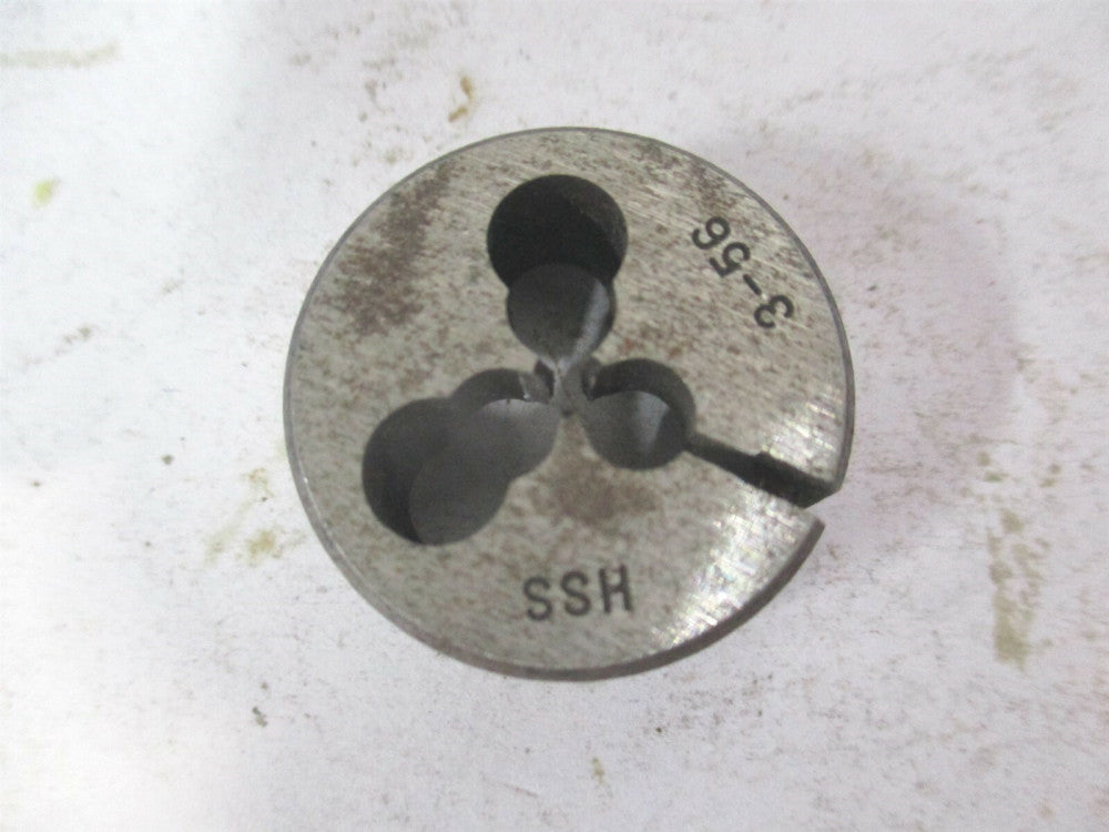 3-36 x 1" High Speed Steel Round Adjustable Screw Die