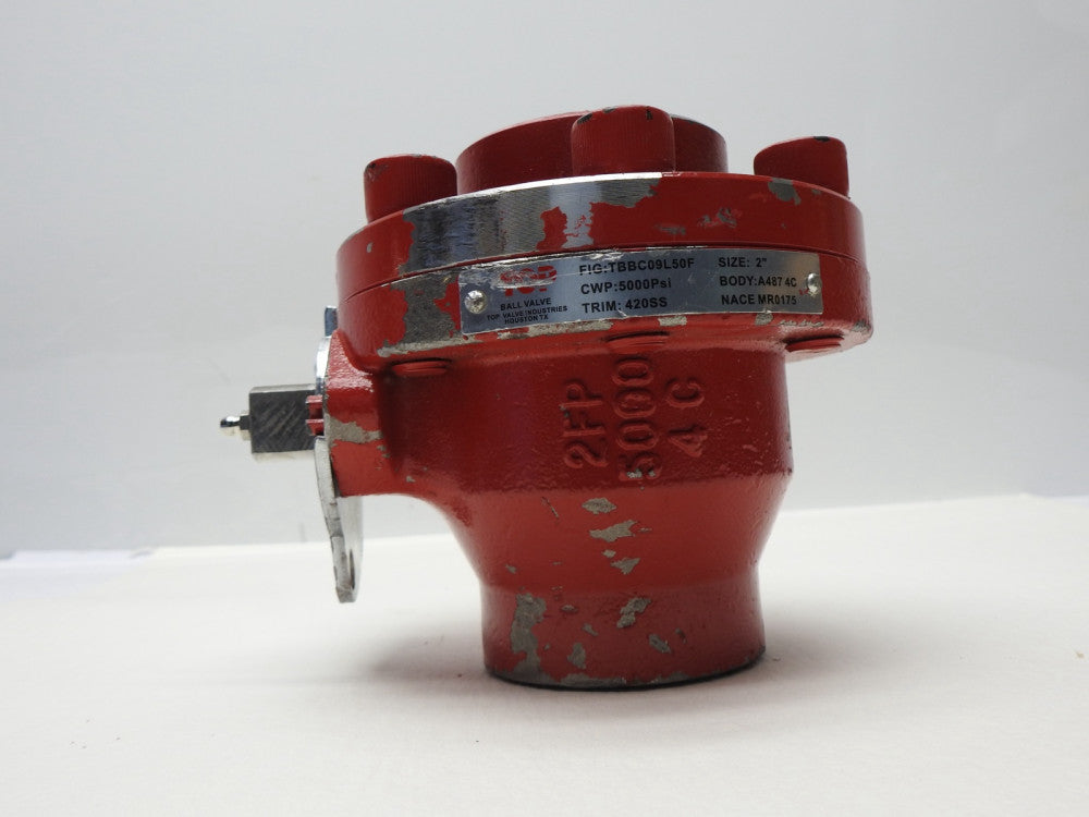 Top Valve Industries 2" TBBC Series (5000Psi, 420SS) A487 4C NACE TBBC09L50F