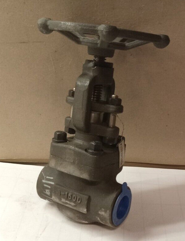 NEW WARREN GLOBE VALVE 1" SOCKET WELD 3705 PSI CLASS 1500 LB 1552-5-S
