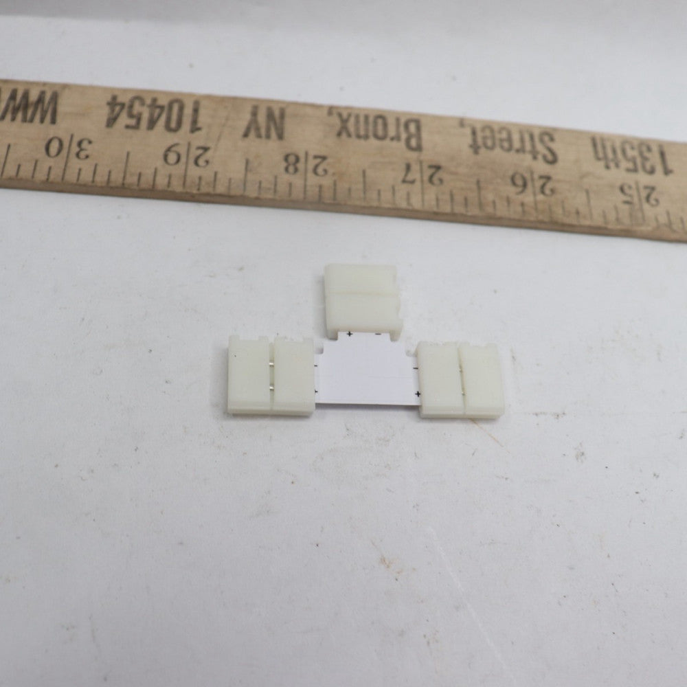 3-Pin LED Strip Connector White