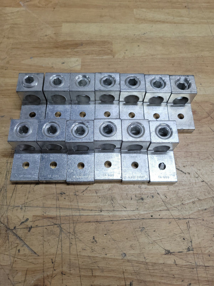 Ilsco D1027 Aluminum Mechanical Lug TA600 600MCM LOT OF 13