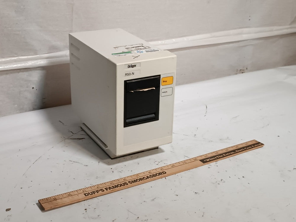Drager R50-N Patient Monitor Printer / Recorder, 100-240v ~ 1.0A, Ref# 5740068